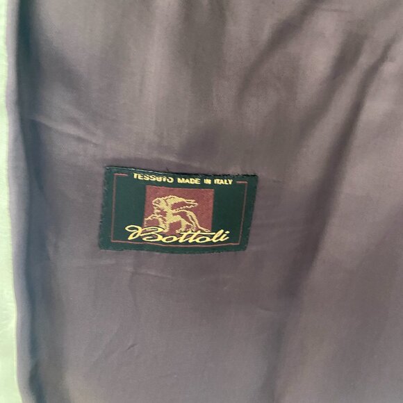 Bottoli Baumler Checked Sport Coat with Elbow Patches - Picture 4 of 9